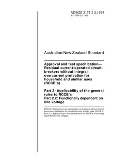 AS/NZS 3175.2.2 PDF