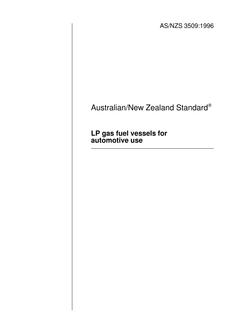 AS/NZS 3509:1996 PDF