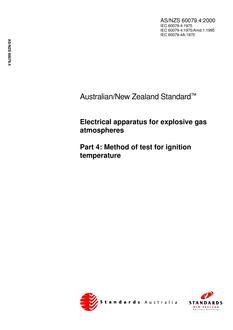 AS/NZS 60079.4:2000 PDF