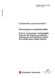 AS/NZS 61000.2.2 PDF