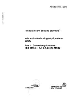 AS/NZS 60950.1:2015 PDF