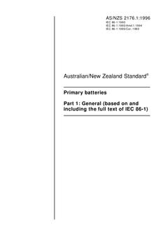 AS/NZS 2176.1 PDF