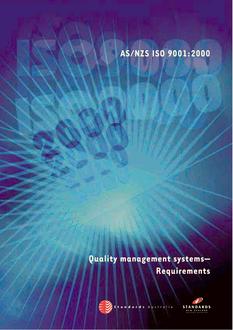 AS/NZS ISO 9001:2000 PDF