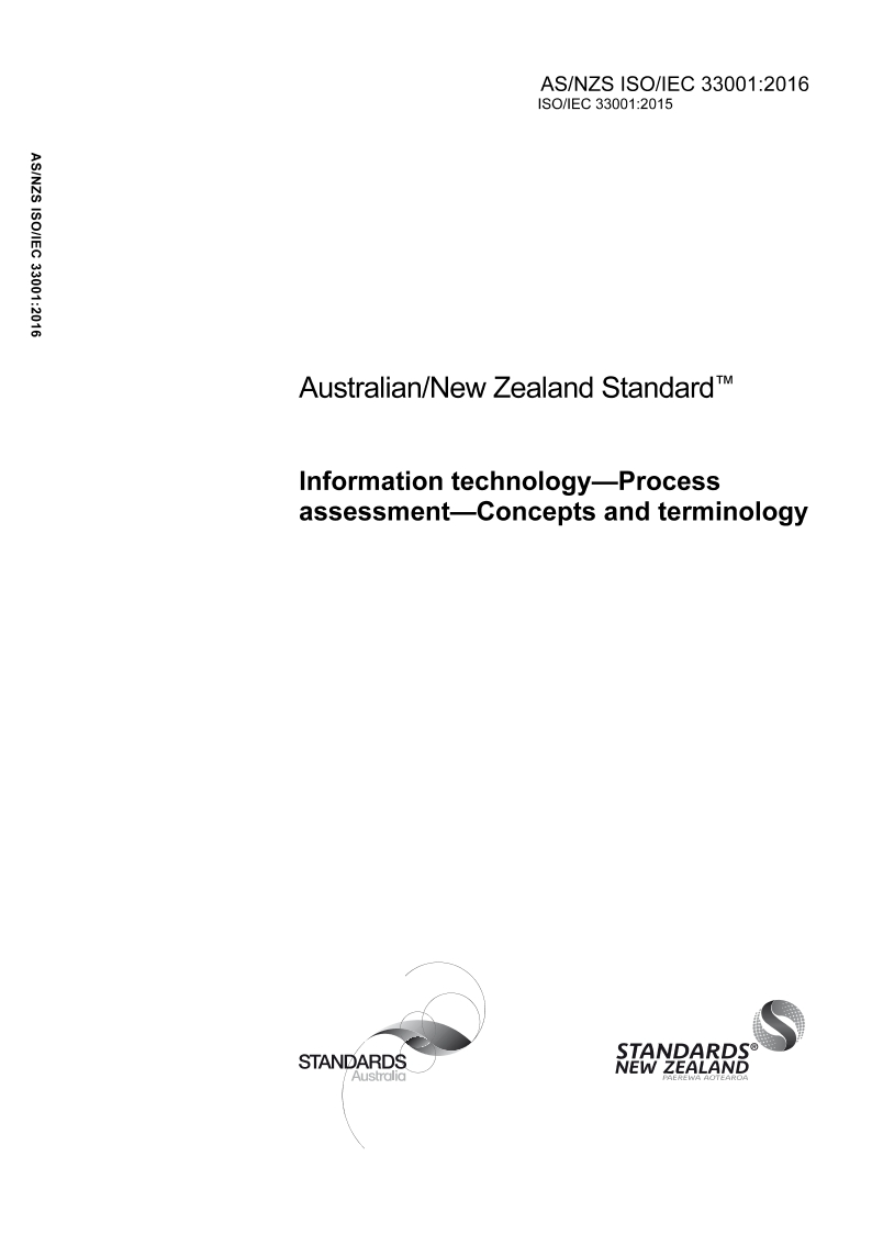 AS/NZS ISO/IEC 33001 PDF