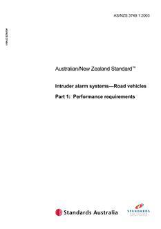 AS/NZS 3749.1 PDF