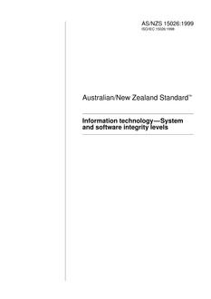 AS/NZS 15026:1999 PDF