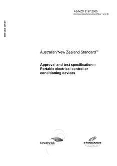 AS/NZS 3197:2005 PDF