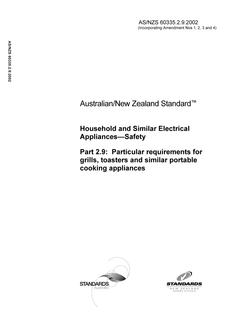 AS/NZS 60335.2.9:2002 PDF