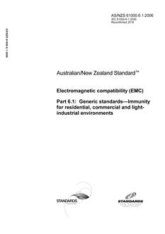 AS/NZS 61000.6.1 PDF