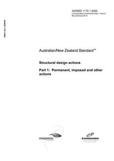 AS/NZS 1170.1 PDF