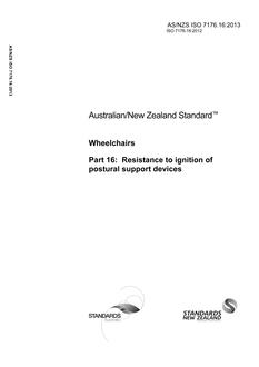 AS/NZS ISO 7176.16 PDF