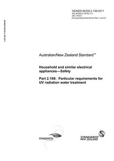 AS/NZS 60335.2.109 PDF