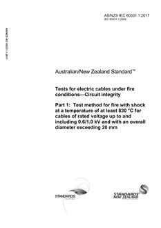 AS/NZS IEC 60331.1:2017 PDF