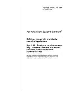 AS/NZS 3350.2.79:1996 PDF