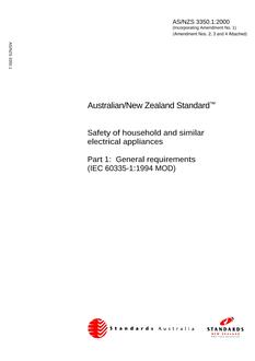 AS/NZS 3350.1:2000 PDF