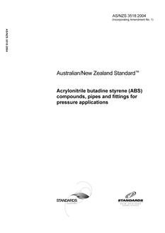 AS/NZS 3518:2004 PDF