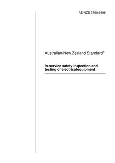 AS/NZS 3760:1996 PDF