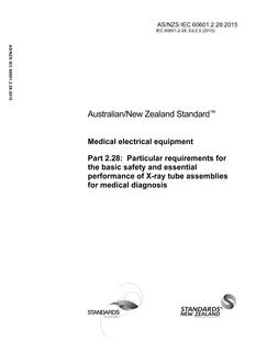 AS/NZS IEC 60601.2.28 PDF