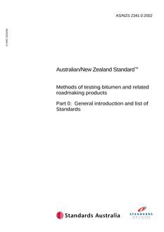 AS/NZS 2341.0 PDF