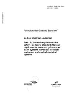 AS/NZS 3200.1.8:2005 PDF