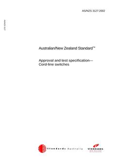 AS/NZS 3127:2002 PDF