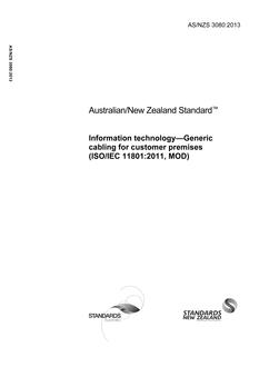 AS/NZS 3080:2013 PDF