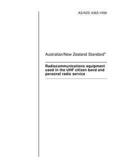 AS/NZS 4365:1996 PDF