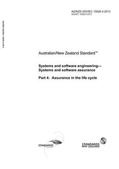 AS/NZS ISO/IEC 15026.4 PDF