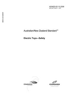 AS/NZS 62115:2008 PDF