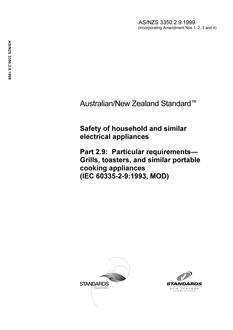 AS/NZS 3350.2.9:1999 PDF