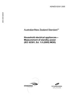 AS/NZS 62301:2005 PDF