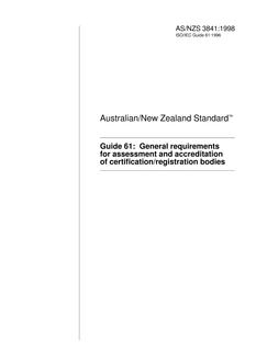 AS/NZS 3841 PDF