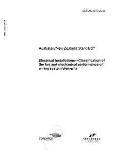 AS/NZS 3013 PDF