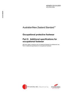 AS/NZS 2210.9:2001 PDF