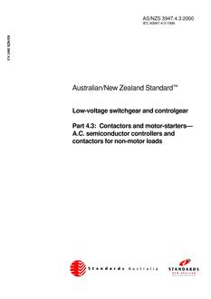 AS/NZS 3947.4.3:2000 PDF