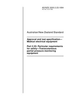 AS/NZS 3200.2.23:1994 PDF