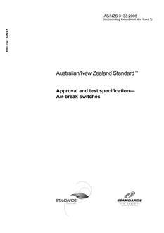 AS/NZS 3133:2008 PDF