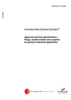 AS/NZS 3123:2000 PDF