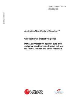 AS/NZS 2161.7.3 PDF