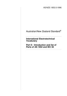 AS/NZS 1852.0:1996 PDF