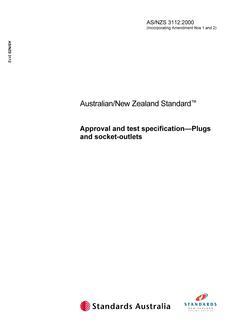 AS/NZS 3112:2000 PDF