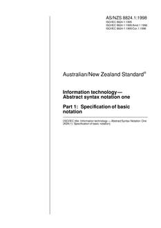 AS/NZS 8824.1 PDF