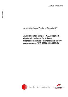 AS/NZS 60928:2000 PDF