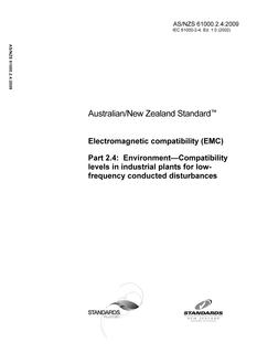 AS/NZS 61000.2.4 PDF