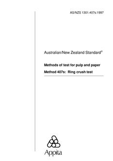 AS/NZS 1301.407S:1997 PDF