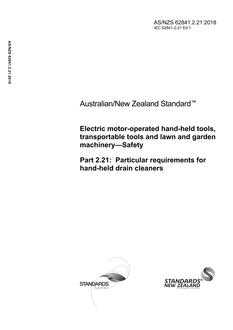 AS/NZS 62841.2.21 PDF