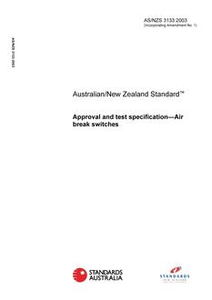 AS/NZS 3133:2003 PDF