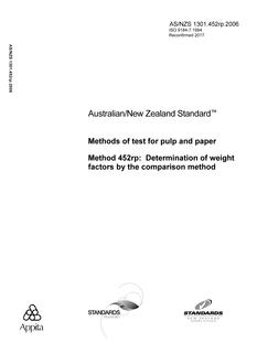 AS/NZS 1301.452RP PDF