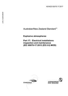 AS/NZS 60079.17 PDF