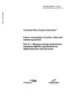 AS/NZS 62087.2.1 PDF